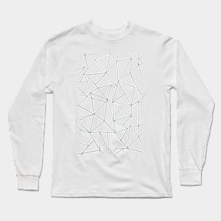 Abstract Blocks Grey #3 Long Sleeve T-Shirt